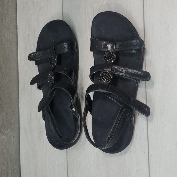 Vionic Women Amber Comfort Hook&loop Sandals Flats shoes sz 9 - Picture 3 of 12